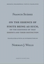 On the Essence of Finite Being as Such, on the Existence of That Essence and Their Distinction =