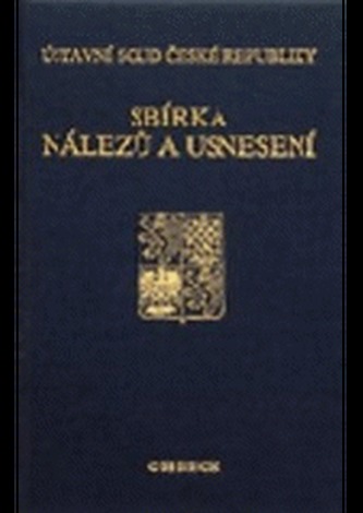Sbírka nálezů a usnesení ÚS ČR, svazek  34