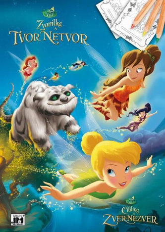 Zvonilka Tvor netvor - omalovánka