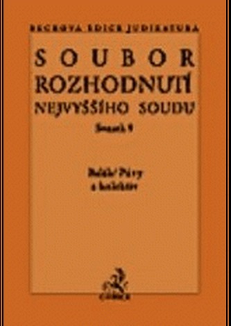 Soubor rozhodnutí Nejvyššího soudu sv.21