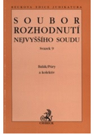 Soubor rozhodnutí Nejvyššího soudu sv.25