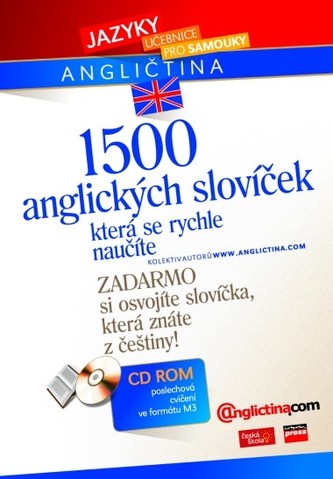 1500 anglických slovíček, která se rychle naučíte + CD