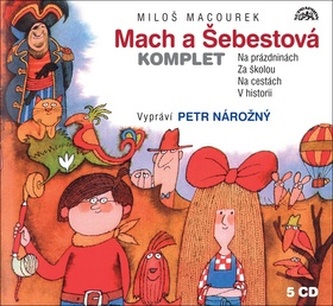 Mach a Šebestová Komplet 5 CD Mach a Šebestová Komplet 5 CD