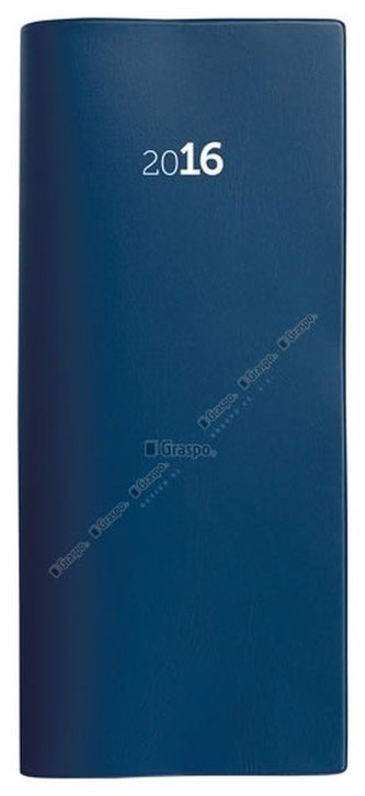 Plánovací záznamník 2016 PVC - modrý