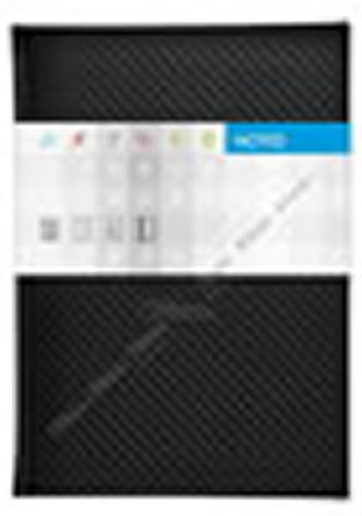 Notes Carbon černý linkovaný A5