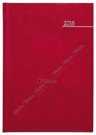 Diář 2016 - Kronos červený denní A5