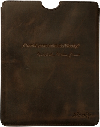 Puzdro 19,5x25 Viewegh hnedá koža natur iPad2/3