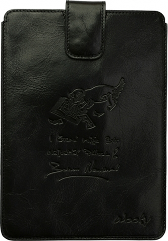 Puzdro 17x24 Nesvadbová čierna koža s prackou  Samsung Galaxy Tab 8.9