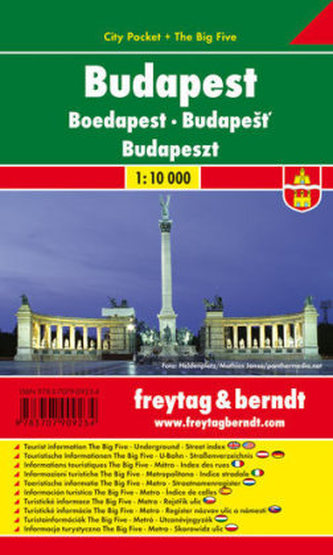 PL 23 CP Budapešť 1:10 000 / kapesní plán města