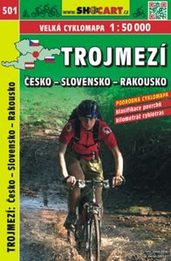 SC 501 Trojmezí Česko - Slovensko - Rakousko 1:50 000