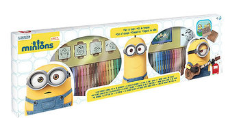 Pečiatky mimions, felt-tip pens box