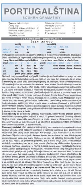 PORTUGALŠTINA souhrn gramatiky