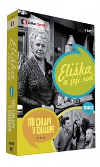 Eliška a její rod + bonus Tři chlapi v chalupě - 8 DVD Eliška a její rod + bonus Tři chlapi v chalupě - 8 DVD
