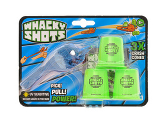 Whacky Shots 9,5cm s doplňky Water Splash tmavě modrý na kartě