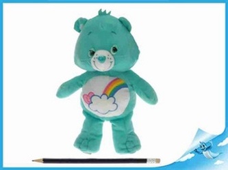 Starostlivý medvídek plyšový zelený