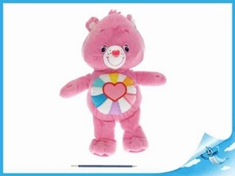 Starostlivý medvídek plyšový růžový