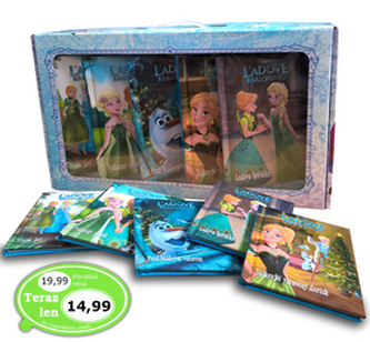 Ľadové kráľovstvo Kufrík na miniknižky