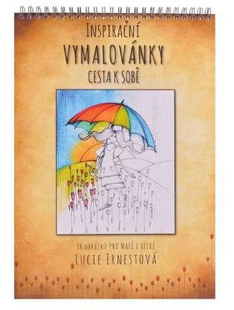 Inšpiračné vymaľovánky Cesta k sebe, krúžková horná väzba A4