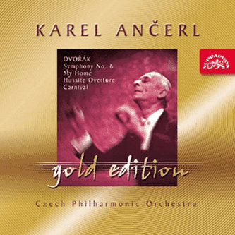 Gold Edition - 19 Dvořák - Symfonie č. 6 D dur, Můj domov, Husitská, Karneval - CD