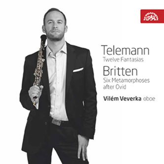 Telemann: Fantasia, Britten: Metamorfózy / Viliam Veverička - hoboj - CD