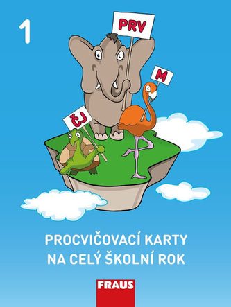 Procvičovací karty na celý školní rok 1 - ČJ, M, Prvouka Procvičovací karty na celý školní rok 1 - ČJ, M, Prvouka