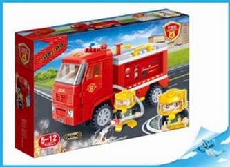 BanBao stavebnice Fire hasičské vozidlo zpětný chod