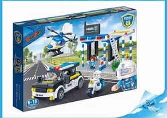 BanBao stavebnice Police policejní stanoviště