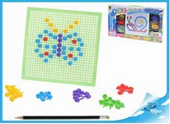 Mozaika kloboučky 210 ks v krabičce