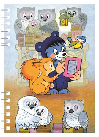 Baribal - zápisník A6 s krúžkovou väzbou