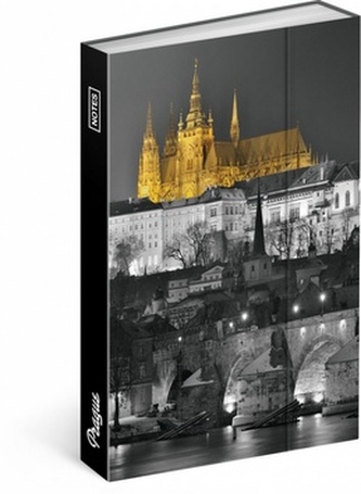 Notes - Praha/Jakub Kasl, linkovaný, 10,5 x 15,8 cm