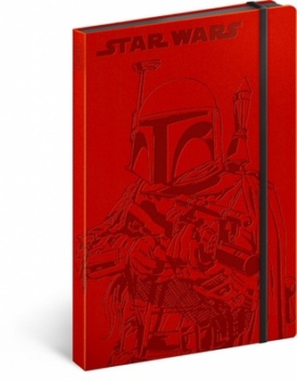 Notes - Star Wars/Hunter, nelinkovaný, 13 x 21 cm