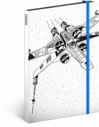 Notes - Star Wars/X-Wing, nelinkovaný, 13 x 21 cm