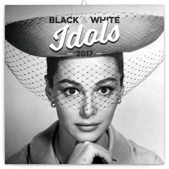 Kalendář poznámkový 2017 - Black & White Idols