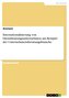 Internationalisierung von Dienstleistungsunternehmen am Beispiel der Unternehmensberatungsbranche