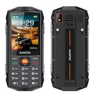 ALIGATOR R45 eXtremo černo-oranžový