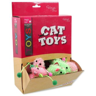 Hračka Magic Cat myška plyš s catnip 7cm 50ks