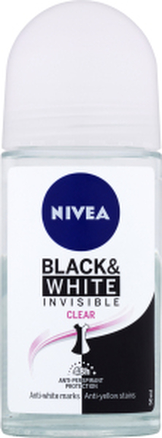 Nivea Black & White Invisible Antiperspirant 50 ml 48h pro ženy