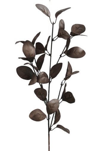 Větev s listy hnědá C 81cm