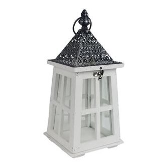 Dřevěná lucerna D6037