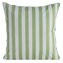 Dekorační vzorovaný venkovní polštář s výplní LINES zelená 45x45 cm Mybesthome