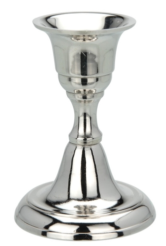 Hliníkový svícen E 8,5x6 cm