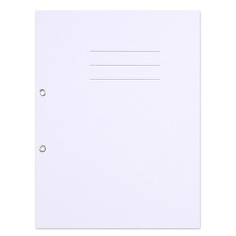 Skoroszyt A4 z oczkiem nadruk biały