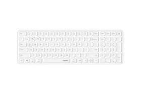 RAPOO Klávesnice E9310M, Bezdrátová 2.4GHz, Bluetooth, CZ/SK, bílá