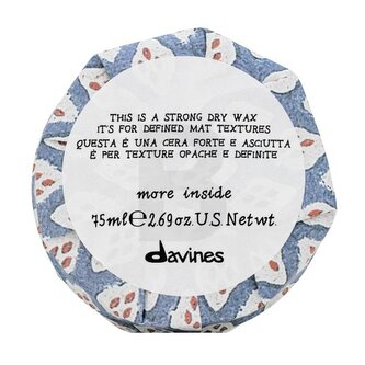 Davines More Inside Strong Dry Wax tvarující vosk pro silnou fixaci 75 ml