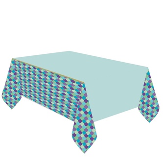 Papírový party ubrus mořská panna, 120 x 180 cm