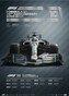 Umělecký tisk FORMULA 1® DECADES - 2010s Mercedes-AMG Petronas F1 Team, 50 × 70 cm