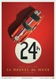 Umělecký tisk Ferrari 250 GTO - Red - 24h Le Mans - 1962 - Collector's Edition, 50 × 70 cm
