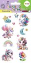 Tatuaże zmywalne Unicorn HAPPY COLOR