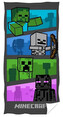 Osuška - ručník Minecraft: Postavy (70 x 140 cm)