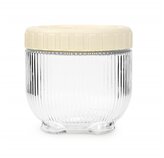 Skleněná dóza | TENZO | sklo s krémovým uzávěrem | 0,45 l | 885711 Homla